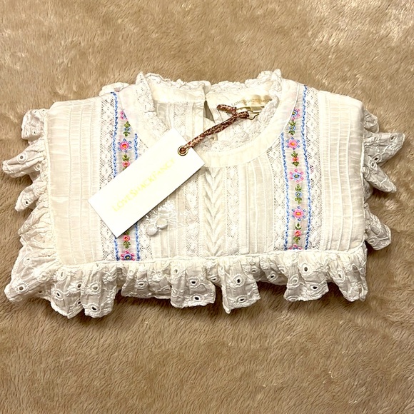 LOVESHACKFANCY Doreen Crop Top - Picture 14 of 14